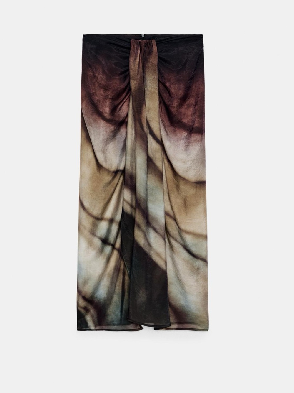 Zara printed knotted pareo